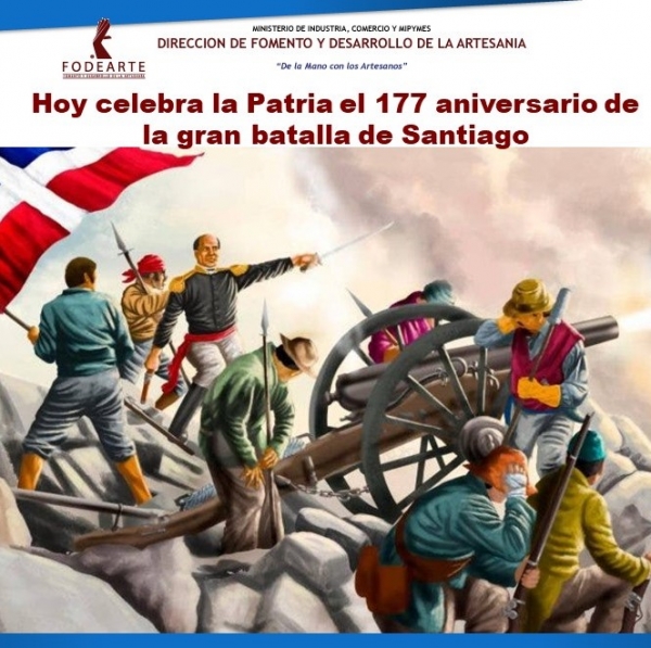 Hoy celebra la Patria el 177 aniversario de la gran batalla de Santiago