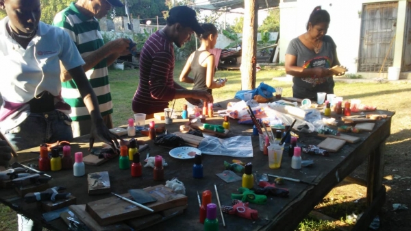 FODEARTE último ciclo de formación artesanal en Bayaguana