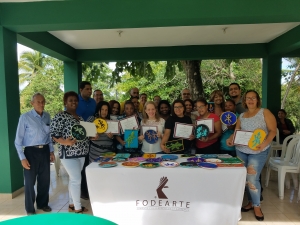 FODEARTE CELEBRA CLAUSURA TALLER ARTESANAL EN LOS JARDINES DEL NORTE