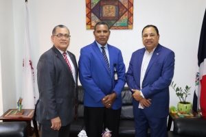 DIRECTOR GENERAL DE FODEARTE RECIBE VISITA DEL MINISTRO CONSEJERO DE LA EMBAJADA DOMINICANA EN EL SALVADOR, LUIS KALAFF