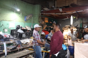 FODEARTE REALIZA LEVANTAMIENTO DE DAÑOS POR LLUVIAS EN EL MERCADO ARTESANAL DE LA 17 Y TALLERES DE SANTO DOMINGO OESTE