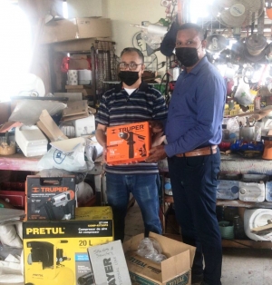 FODEARTE REALIZA ENTREGA DE HERRAMIENTAS AL DIÁCONO SANTO ALEXIS SÁNCHEZ