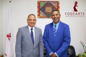 FODEARTE RECIBE VISITA DEL VICEMINISTRO DE FOMENTO A LAS MIPYMES JORGE GUILLERMO MORALES PAULINO