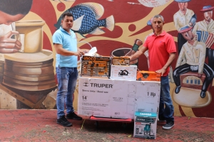 FODEARTE REALIZA ENTREGA DE HERRAMIENTAS AL ARTESANO SANDY RAÚL CANDELARIO VICTORIANO
